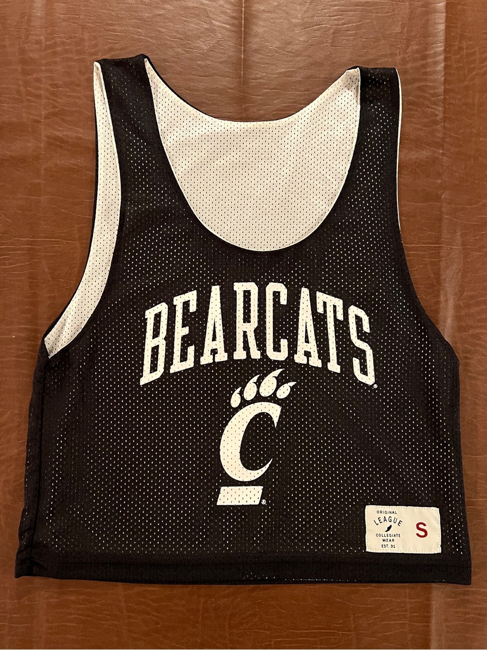 University of Cincinnati Bearcats Women’s Mesh Reversible Jersey Top - Small